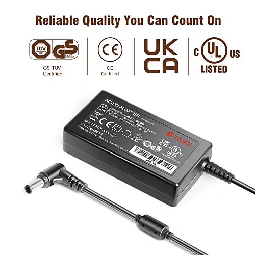 TAIFU 14V Samsung Monitor Power Cable for Samsung U28E590D Monitor SyncMaster S22F352 T24D391EW S27D360H S27D390H S24E310HL S24D300HL S24F350 S24E450 CF390 CF391 CF398 CF591 Monitor Charger Adapter - Image 4