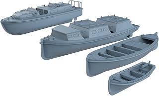 MRY-SFW XJCG700374 1/700 Model Upgrades Parts Royal Navy Life Boats 4 Styles 2 Sets Type A
