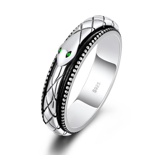 Bague tournante anti-stress en argent S925 pour rester serein au quotidien