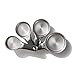 Price comparison product image OXO Good Grips 4 Piece Stainless Steel Measuring Cups with Magnetic Snaps