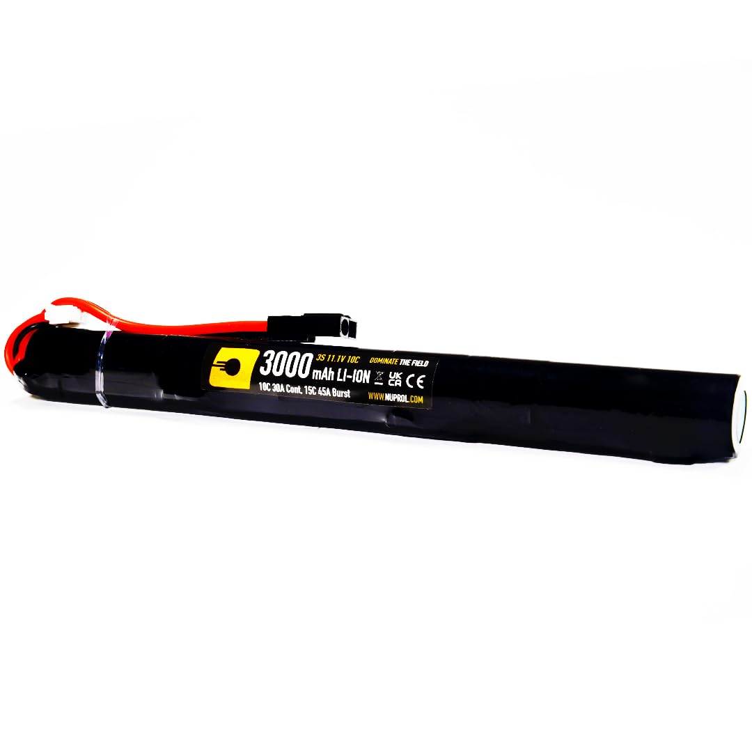 NUPROL Power - 11.1v Li-Ion 3000mAh 3S Mini Tamiya [Rate 10C @ 30A] [Burst 15C @ 45A] - Stick