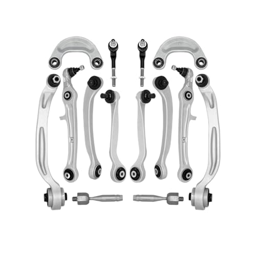 14Pcs Front Upper Lower Control Arm Suspension Kit Compatible For