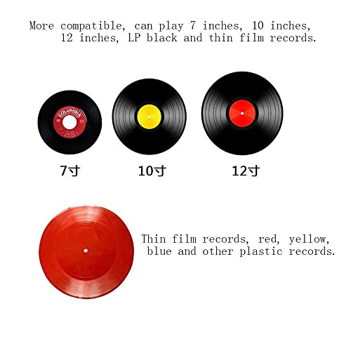 Tourne-Disque, décorations pour la Maison Phonographe en Vinyle Multifonctionnel à Trois Vitesses Bande… - Les Beatles, Paul McCartney, John Lennon, RIngo Starr, George Harrison Tourne-Disque, décorations pour la Maison Phonographe en Vinyle Multifonctionnel à Trois Vitesses Bande… – Image 4