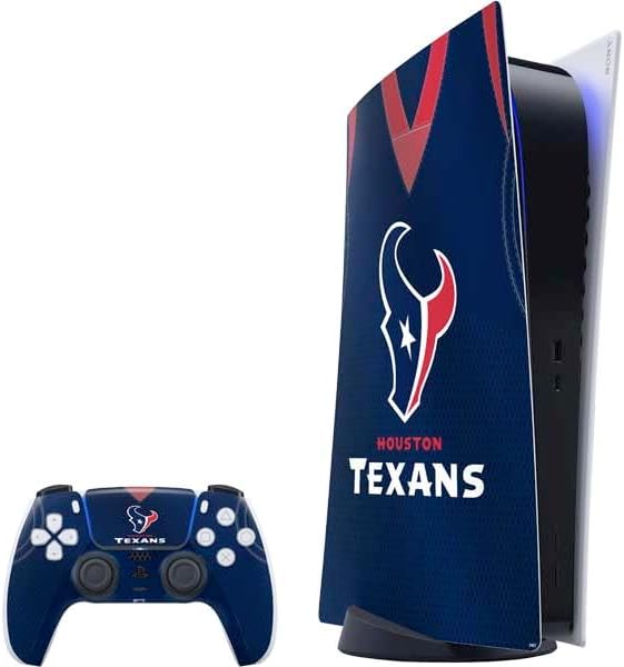 Skinit Decal Gaming Skin Compatible with PS5 Digital Edition Bundle - Officially Licensed NFL Houston Texans Design