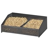 johgee Cesta de pellets portátil para chimeneas y estufas, 50 x 25 x 17 cm