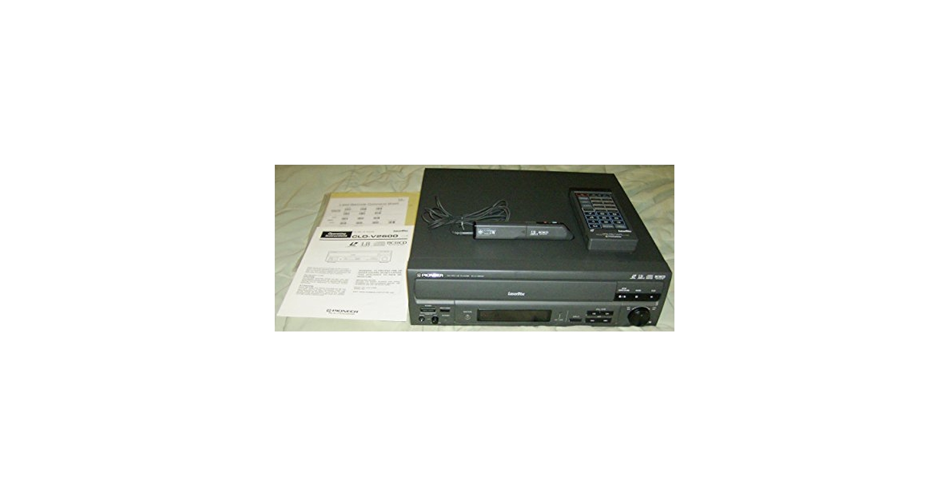 PIONEER CLD-V2600 レーザーディスク Amazon.com: PIONEER CLD-V2600 LASERDISC PLAYER with REMOTE