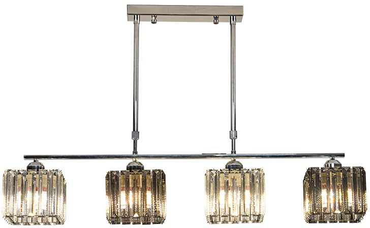 Chandelier en cristal chromé à LED pour en finir avec les pièces sombres