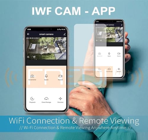Image of FREDI HD PLUS WiFi Smoke Detector Camera 1080P HD | Live View on Mobile & PC | 32GB Support | 24x7 AC Powered | Loop Recording | Ceiling Mount Design