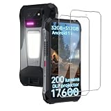 LYZXMY Pellicola Protettiva in Vetro Temperato per Unihertz 8849 Tank X 5G, 2 pezzi Proteggi Schermo in Vetro Temperato Antigraffio Senza Bolle Pellicola Protettiva in Vetro，durezza 9H HD.
