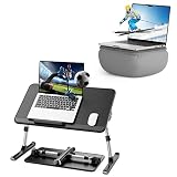 Laptop Tablet Stand with Pillow + Laptop Bed Tray Table