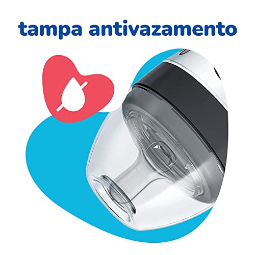 Mamadeira Super Evolution Disney Silicone - Lillo, Preto, 300 ml