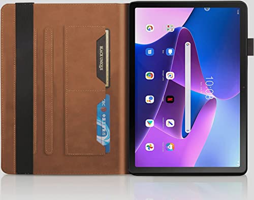 Tipoyoroo Samsung Galaxy Tab A 10.1 2019 Case (Sm-T510/T515) Bussiness Premium Slim Pu Leather Stand Folding Folio Cover For Galaxy Tab A 10.1 Inch Tablet Sm-T510/T515 2019 Modle Shell Cover Orange #TOP2