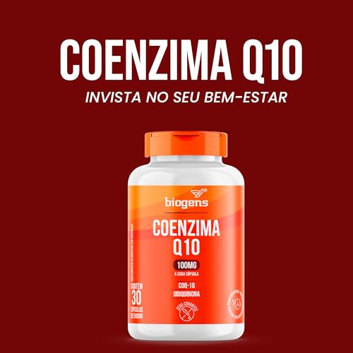 Coenzima Q10 100mg Coq-10 Ubiquinona 30 Caps biogens
