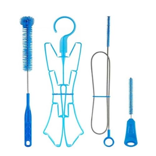 Aetherize Hydration Bladder Cleaning Kit Water Bladders Cleaner Set Flexible Long Brush for Hose Collapsible Frame Pipe Cleaning Brush