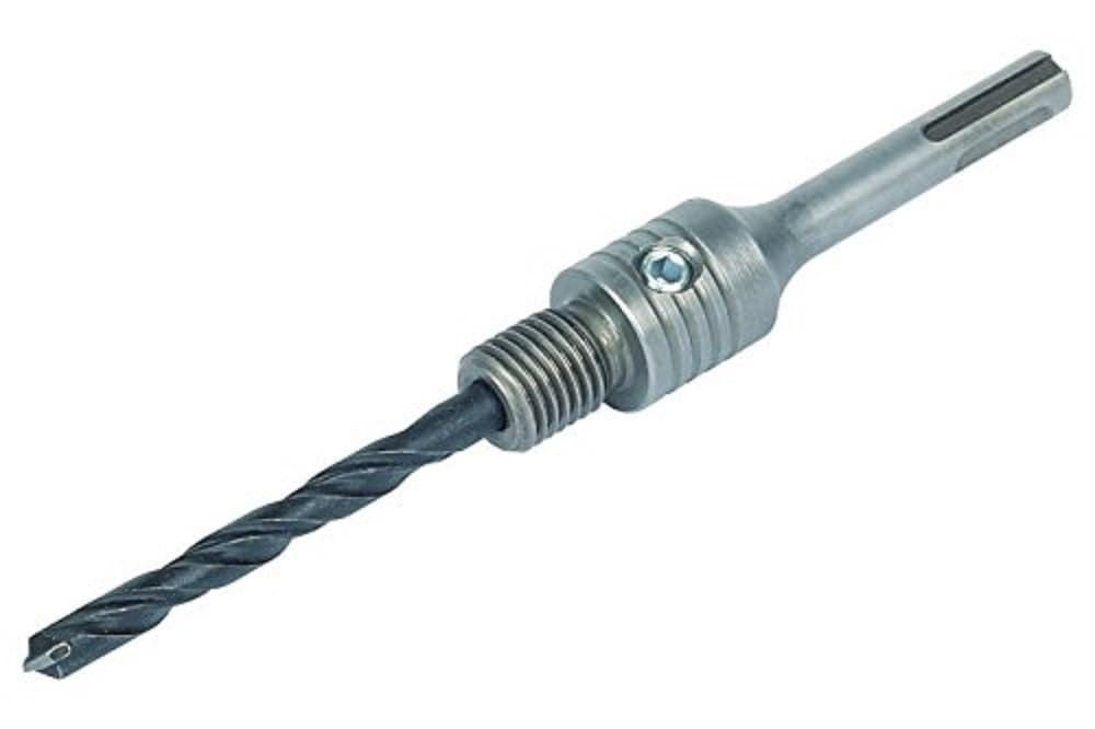 Axe avec foret centreur Wolfcraft 5955000 pour éviter de glisser au perçage