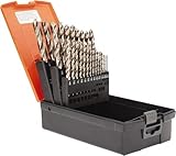 Hertel 29-Piece Jobber Length Drill Bit Set, Cobalt Steel, 1/16
