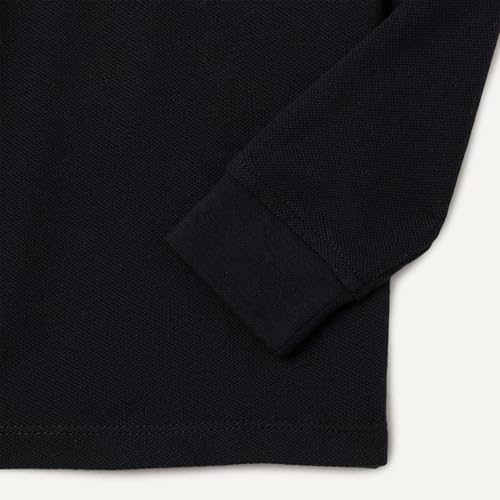 Image of Amazon Essentials Boys and Toddlers' Long-Sleeve Pique Polo Shirts for School Uniform, Multipacks