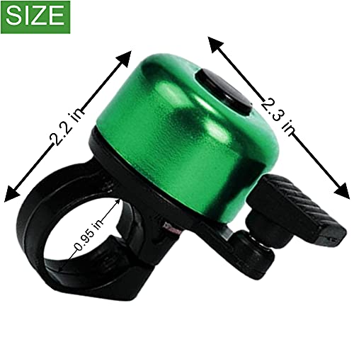 Mofopakoo Bike Bell Aluminum Bicycle Bell Ring For Handlebars Adults Kids Girls Boys Loud Crisp Clear Sound Bike Bell For Road Bike Mountain Bike City Bike Sports Bike Cruiser Bike Bmx Bike #TOP2