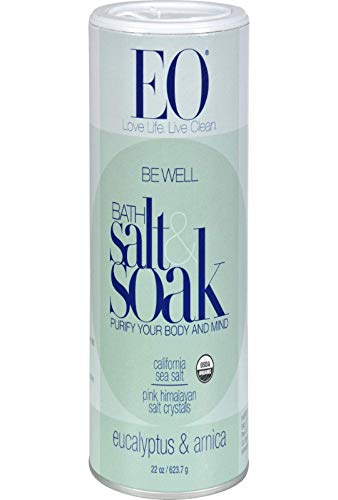 EO, Bath Salts Eucalyptus Arnica Organic, 22 Ounce
