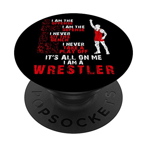 I Am A Wrestler Wrestling Inspiration Funny For Wrestlers PopSockets PopGrip Intercambiable