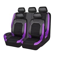 Autostoelkussen met, voor Toyota Aygo X AB70 2021 2022 2023 voor- en achterautostoelkussenbeschermerset Alle seizoenen Comfortabel en ademend,E
