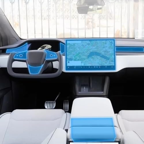 Película de TPU transparente antiarañazos Tesla X 2023 accesorio LHD estilo A