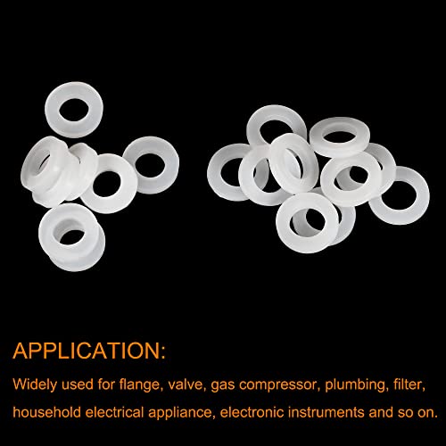 QUARKZMAN Silicone Rondella Guarnizione, 15x8x3mm