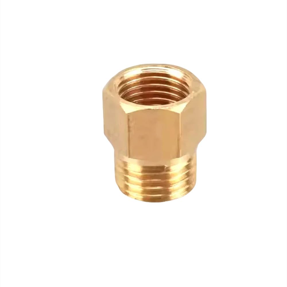 Conversión de medidor de presión Masculino a Femenino Conversión de la articulación de Cobre Ajuste del acoplador rápido del acoplador 1/8 "1/4" 3/8 "1/2", M03, F04,10 PCS