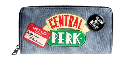 TCB Creations Friends Sayings Central TV Perk Coffee Shop Logo Top Zip Women's Hand Purse Clutch Wallet