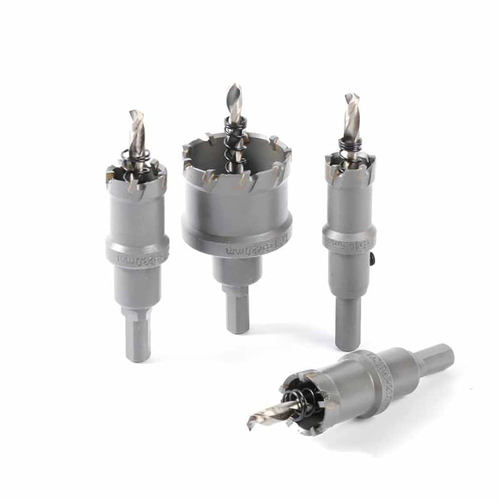 Broca de sierra de corona TCT de 12-160 mm para cortar metal, acero inoxidable, madera, placas gruesas, herramienta de perforación, punta de carburo, 85 mm