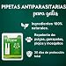 DISANE Pipetas Antiparasitarias para Gatos Naturales | 2 Meses de Protección Antipulgas,...