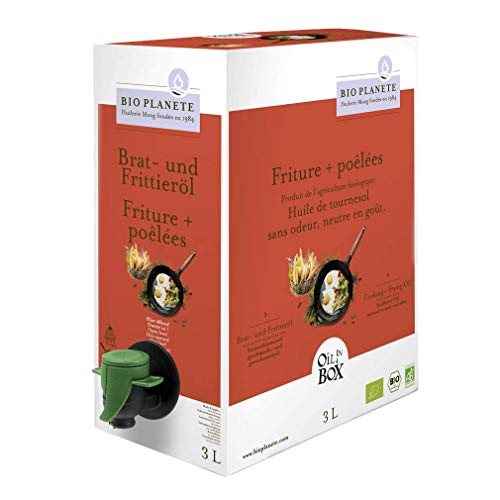 Bio Planète Bratöl - Hochwertiges und vielseitig verwendbares Bratöl mit 3000 ml Fassungsvermögen
