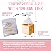 Wowfit Bread Poly Bags, Pack of 100 Entirely Transparent Clear Bakery Storage for Handmade Loaf Packaging, Includes 100 Gold Twist Ties