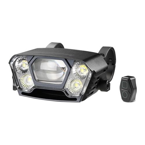 Magicshine MONTEER 12000 Mountain Bike Light,IPX6 Waterproof 12000 Lumen Max Output,20,000mAh Type-C Battery Pack with Reverse Charging Ultimate MTB Light