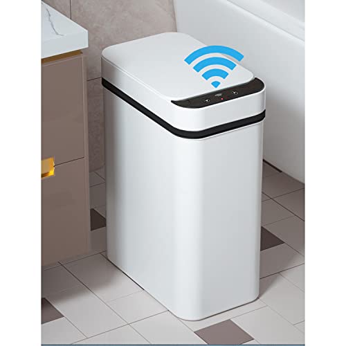 2.5 Gallon Smart Trash Can Sensor Motion - Touchless Bathroom Trash Can by Yatmung - Used condition - US$24.43