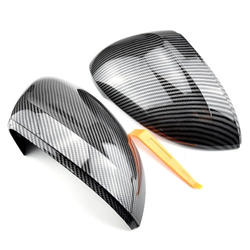 Coques de rétroviseurs latéraux pour Passat B8 2016-2019 de rechange noires