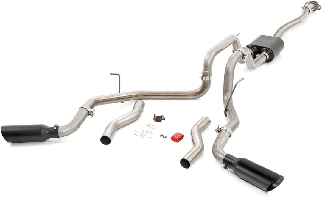 Rough Country Dual Cat-Back Exhaust for 99-06 Chevy/GMC 1500 | 4.8L/5.3L - 96005
