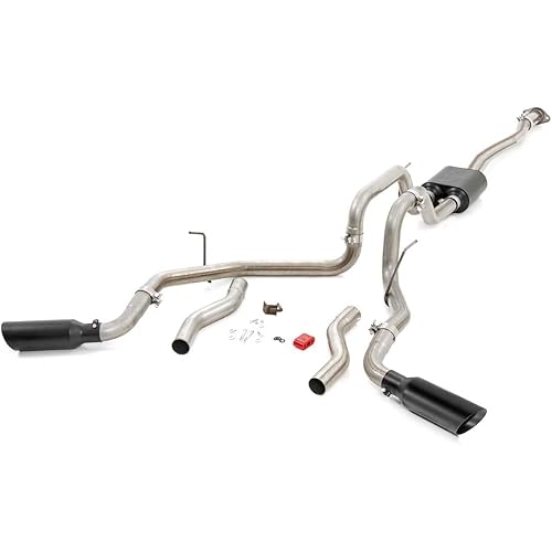 Rough Country Dual Cat-Back Exhaust for 99-06 Chevy/GMC 1500 | 4.8L/5.3L - 96005