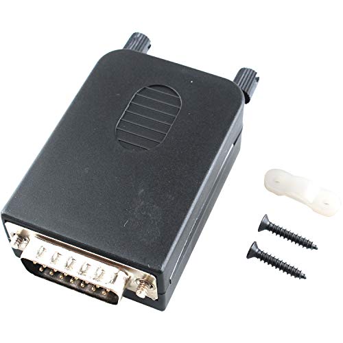 Adaptateur DB15 mâle sans soudure avec boîtier et module de signal à bornes 2 rangées - 3
