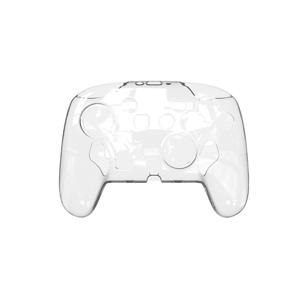 Custodia protettiva trasparente Switch 2 per controller Pro, cover rigida trasparente compatibile con Switch 2 per Pro Gamepad, materiale PC leggero, resistente ai graffi e caduta per