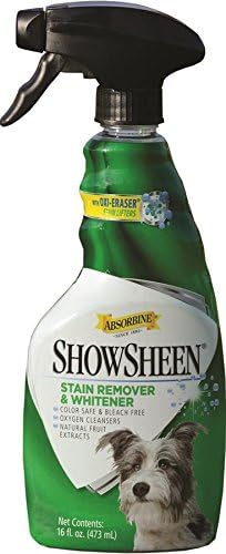 W F Young Pet 450160 Showsheen Spot and Staine Remover, 16 oz, Green/White