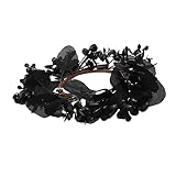 Fournitures de fête : présente un design sur le thème d'halloween et correspond aux thèmes d'halloween, un ajout à toute collection de décoration gothique élégante, pour halloween, la saint-valentin et plus , fausse couronne