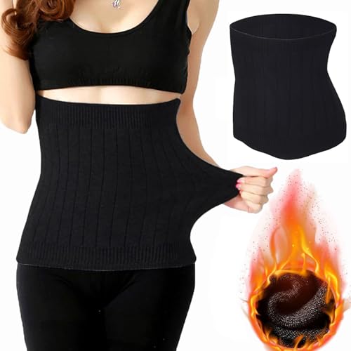 La mejor selección de Calentadores lumbares para Mujer que Puedes Comprar On-line. 42 HREDZEO Calentador de Espalda para Mujer de Cachemira, Calentador Lumbar de Punto, Protector de Cintura, cinturón térmico elástico para la Espalda Baja