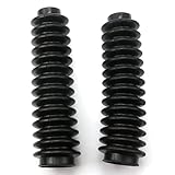 Front Shock Fork Boots For Honda ATC 250SX 250 SX 1985-1987, Black