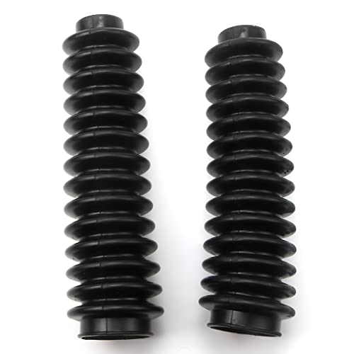 Bottes de fourche avant pour Honda ATC 250SX 1985-1987 soufflets de protection noirs