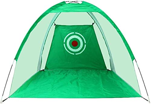 DIMPLEYA Ayuda a la formación de Golf Plegable Carpa Adulta niño Fuera de la Jaula de Viaje Mat té portátil Neta en el Entrenador en el Club de Intercambio Palo de Golf,Verde,3x2m
