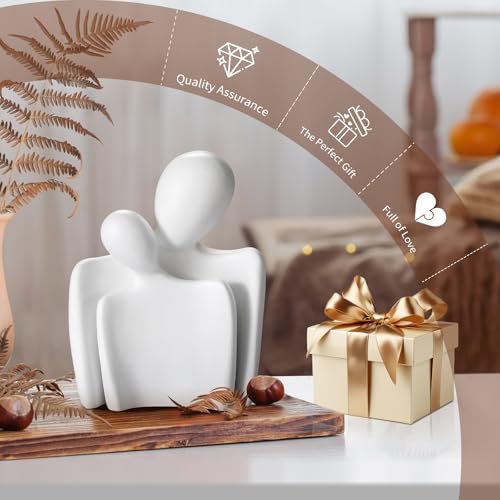 Estatua pareja amor moderno de 8 pulgadas miniatura 3