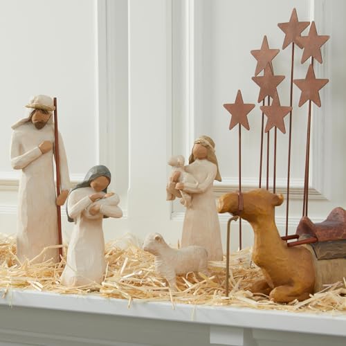 Image of FloraCraft Decorative Nativity Straw 4 Ounce Natural