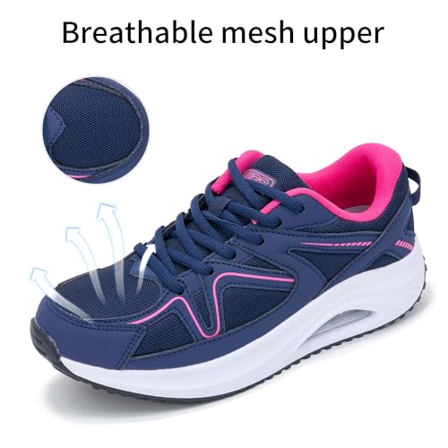 Image of Autper Plantar Fasciitis Shoes Women Walking Arch Support Tennis Casual Athletic Nurse Orthotic Sneakers for Foot Pain Relief