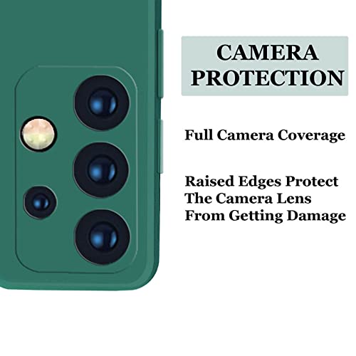 Image of A rtistque Back Cover Case for Samsung Galaxy A73 5G with Camera Protection | Shockproof TPU | Stylish Protective Design | Slim Fit | Ultra Matte | Samsung Galaxy A73 5G Back Cover - Green